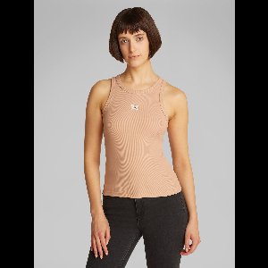 Calvin Klein Jeans Roze Tanktop Met Logo