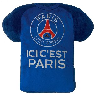 Paris Saint Germain 3D Sierkussen, T-Shirt - 38 x 25 cm - Polyester