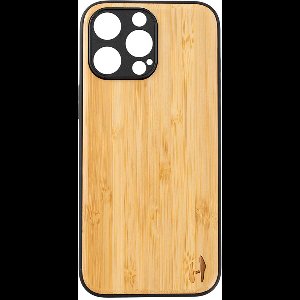 Houten TPU case, iPhone 16 Pro bamboe