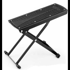 Unyqoos® Verstelbare voetenbank voor gitaar met antislip en opvouwbaar ontwerp