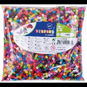 Strijkkralen 6000 stuks - basis mix