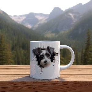 Mok Schnauzer Beker cadeau voor haar of hem, kerst, verjaardag, honden liefhebber, zus, broer, vriendin, vriend, collega, moeder, vader, hond