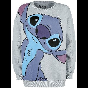 Lilo & Stitch Stitch Dames Sweatshirts - heather grijs - L