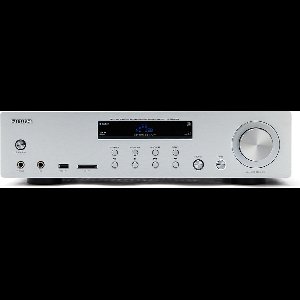 HiFi versterker zilver aiwa AMU120BTSR