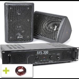 Complete Garageset inclusief luidsprekers en versterker