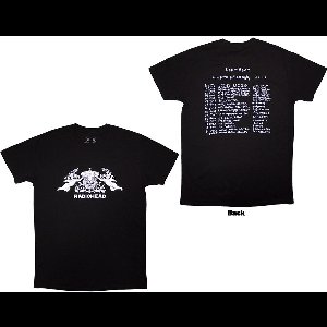 Radiohead - Bearhead Crest Heren T-shirt - S - Zwart