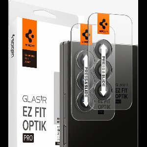 Spigen Camera Lens Protector Geschikt voor Samsung Galaxy Z Fold 6 - Glas.tR EZ Fit Optik Pro - 9H Tempered Glass - Gemakkelijke Installatie - Zwart 2-Pack