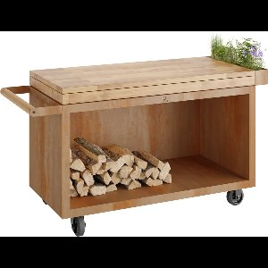 OFYR Mise en Place Table Corten 135 PRO Teakhout