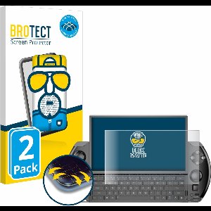 BROTECT - Screenprotector voor GPD Win 4 - Folie Beschermfolie matte volledig dekking 2 Stuks
