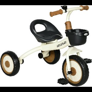 AIYAPLAY Kinderdriewieler Metaal, EVA, Kunststof, PE 70,5L x 53B x 58H cm Wit