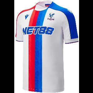 Macron Crystal Palace Fc 25/26 Slim Thuis T-shirt Met Korte Mouwen Wit L Man