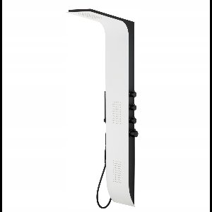 Corsan DUO Thermostat Douchepaneel Wit-Zwart