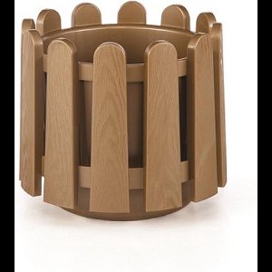 Gouden - ronde bloembak - waterdrainage - 14L smart - pot bloempot - UV bestendig - Bloempot - Kruidenbak - Plantenbak