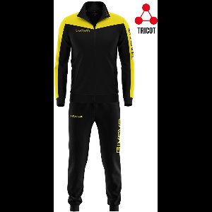 Sportset givova roma zwart-hemel zwart m