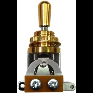 Göldo Toggle Switch Singlecut Style goud (sichtbarer deel) - Schakelaar voor gitaar