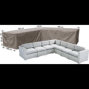 Raffles Covers beschermhoes loungeset / hoekbank (L-vorm) - 290 x 290 H: 70 cm - RHS290 - Hoes voor hoekbank met gelijke zijden - Beide zijden zijn even lang