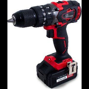 Accu Klopboor- & Schroefmachine 18 V (Body Only) – Compact & Krachtig | Borstelloze Motor – 2 Snelheden, 21+1 Koppelstanden – 13 mm Metalen Snelspanboorkop, LED-Werklamp – Licht & Ergonomisch