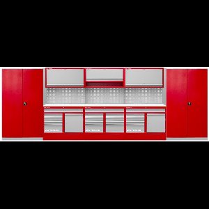 Werkplaatsmeubilair 5,5M met 2 kasten MW Tools PRACO3559KK