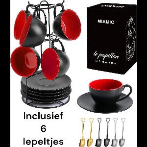 mokkakopjes , Koffiekopjes , espressokopjes - kopjes - Cappuccino kopjes / SET  6