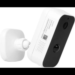 Slimme buitencamera op wifi en zonne-energie - Smart camera - Met ingebouwde lamp en microfoon - Wit