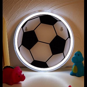 Neon verlichting voetbal - Voetbal - Football - Neon wandlamp - Neon ligt - Sfeerverlichting - Neonlicht - Neon lamp - Neonverlichting - Neon verlichting - Tafellampen - Verlichting - Kindertafellampen - Kinderlamp – Kinderkamer