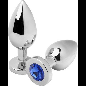 METAL HARD | Metalhard Anal Plug Diamond Blue Medium 7.62cm