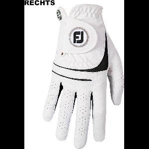 Dames Weathersof Golfhandschoen Wit, rechterhandschoen (linkshandige speler)