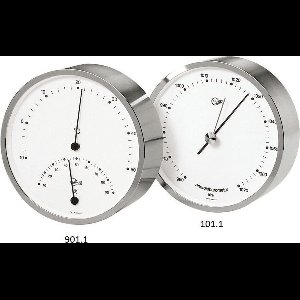 Barigo 101.1  Barometer - messing vernikkeld - ø 10 cm
