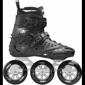 Roces - X35 TIF 3x110 - Skeelers - Heren - Zwart - Zilver - 43