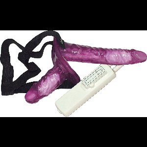 You2Toys Vibrating Strap on Duo Dildo