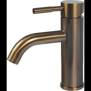 Mawialux wastafelkraan - Rond - Geborsteld brons - Xella