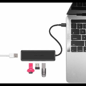 PEPPER JOBS USB C HUB TCH-U4 | USB C Adapter | 4X USB 3.0 (5Gbps) Universeel