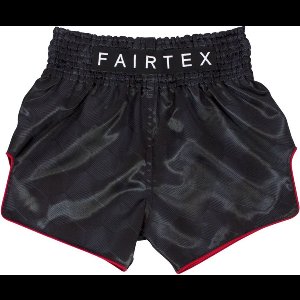 Fairtex BS1901 Muay Thai Shorts - Stealth - Zwart L