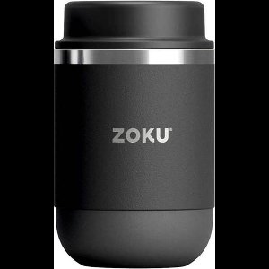 Voedselcontainer, 0.46 L, RVS/Polypropyleen, BPA vrij, Zwart - Zoku