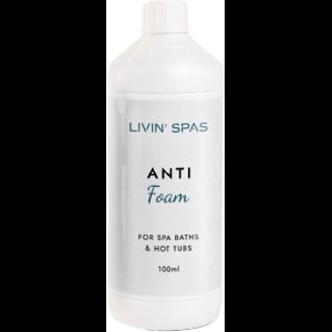 LIVIN' Anti Foam - Whirlpool - Schuimverwijderaar Spa - Anti Foam Jacuzzi - Anti Schuim Jacuzzi - Schuimverwijderaar Jacuzzi - Foam Down - Jacuzzi Onderhoud - Gebruiksvriendelijk - Zeer snel effect - 1 Liter