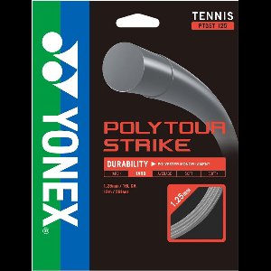 Yonex Polytour strike tennissnaar - 1.25mm - zilver set 12m