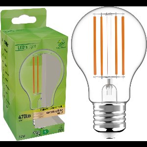 LED's Light Ultra LED Lamp E27 - Energielabel A - Helder glas - 2.2W is gelijk aan 40W