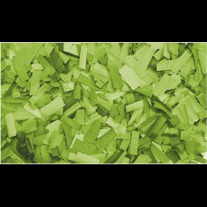 Showtec Showtec Rechthoekige lichtgroene confetti (vuurbestendig), 1 kg Home entertainment - Accessoires