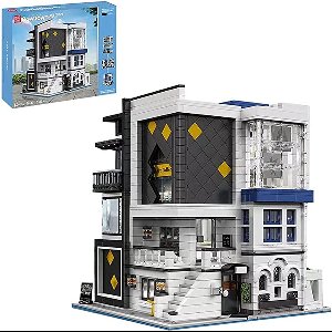 MOULD KING 16043 MOC-67005 The Art Gallery Showcase is compatibel met het bekende merk.