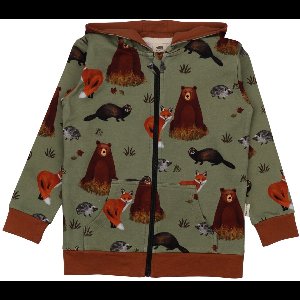 Walkiddy® Kinder Sweatjack - Jongens & Meisjes – Autumland serie – Maat 140 – GOTS-gecertificeerd Biologisch Katoen | Comfort & Duurzaamheid voor Kinderen