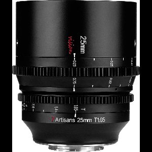 7Artisans 25mm T1.05 Sony E-Mount | Cine APS-C | Black