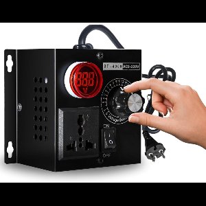 YOZHIQU Spanningsregelaar - Snelheidsregelaar - Motorventilatorsnelheidsregelaar - Verstelbare dimmer voor elektrisch gereedschap - 220V - 4000W