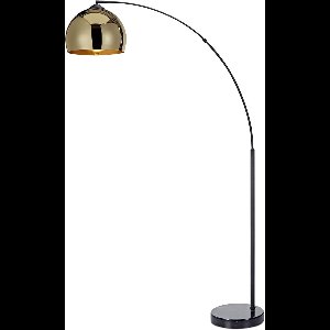 Booglampen Staand Voerlamp - Vloerlampen Woonkamer - Zwart Marmer Baseren