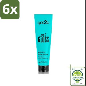 Got2B - Haarprimer - Got Gloss - 150 ml - Voordeelverpakking - 6 stuks - Haarprimer - Glans
