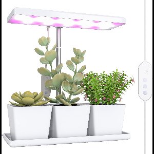 Outsunny plantengroeilamp - Acryl, PP, aluminium - 31,8 x 13,4 x 35,6 cm - Wit