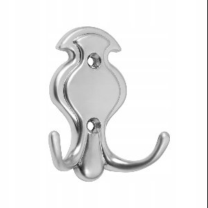 Kleine metalen kledinghaak mat chroom - W016/MC