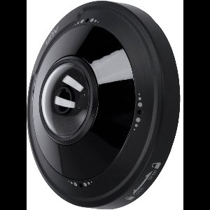 UNV IP fisheye camera 5 Megapixel Zwarte Kleur - UV-IPC815SB-ADF14K-I0-BLACK