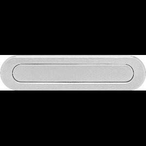 Intersteel Brievenbus ovaal met veer rvs geborsteld