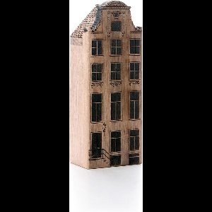 Amsterdam Grachtenpand Herengracht Large - Walnoot