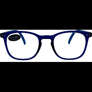 Noci Eyewear YFF215 BlueShields - Beeldschermbril - Leesbril +1.50 - blauw licht filter - Mat donkerblauw